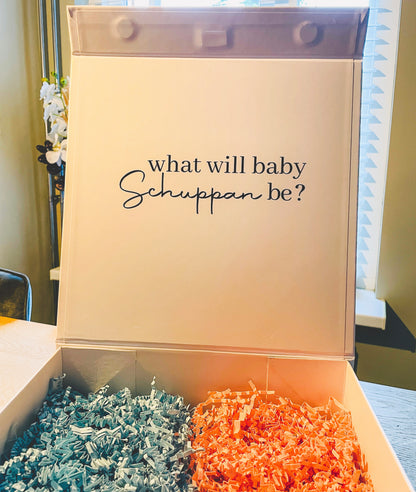 Giftbox groot - gender reveal